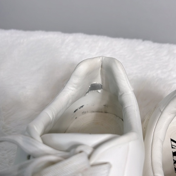 Zara lace up white unisex sneaker size W9.5 or M8 EU41 - Picture 7 of 16
